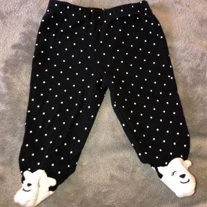 3 months bottoms with feet